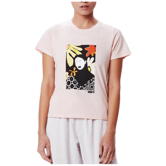 Obey Γυναικεία κοντομάνικη μπλούζα Dark Entry Organic Nova Tee